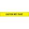 Zoro Select Barricade Tape with Reel, Caution Wet Paint, Yellow, 3 in Wide x 1,000 ft Length, Polyethylene B3104Y45-200 - alternate 2