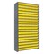 Quantum Storage Systems Steel Enclosed Bin Shelving, 12 in D x 75 in H x 36 in W, 19 Shelves, Yellow CL1275-401YL - alternate 1