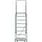 Ballymore 113 in H Steel Rolling Ladder, 8 Steps, 450 lb Load Capacity 083214G - alternate 9