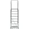Ballymore 113 in H Steel Rolling Ladder, 8 Steps, 450 lb Load Capacity 083214G - alternate 8