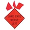 Eastern Metal Signs And Safety Lane Ends Traffic Sign, 36 in H, 36 in W, Vinyl, Diamond, English, C/36-SBFO-3FH-HD MERGE LEFT C/36-SBFO-3FH-HD MERGE LEFT - alternate 1
