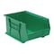 Quantum Storage Systems Hang & Stack Storage Bin, Polypropylene, Green, 8 in H, 11 in W, 16 in L QUS255GN - alternate 1
