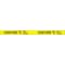 Zoro Select Barricade Tape, Caution Wet Floor, Yellow, 3 in Wide x 1,000 ft Length, LDPE, 4 mil 3  X 1000 L  4-MIL - alternate 3