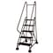 Cotterman 75 in H Steel Rolling Ladder, 5 Steps, 450 lb Load Capacity ST-501 A2 C4 P5 - alternate 1