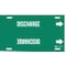 Brady Pipe Marker, Discharge, Grn, 8 to 9-7/8 In 4175-G - alternate 1