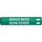 Brady Pipe Mrkr, Service Water, 2-1/2to3-7/8 In 4270-C - alternate 1