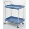 Metro Utility Cart with Deep Lipped Plastic Shelves, High Density Polyethylene (Shelf), 3 Shelves BC2030-3DBL - alternate 3