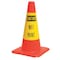 Rockford Silk Screen Process Traffic Cone Collar, Waterproof Cloth Vinyl, 10 1/2 in Height, 0.5 lb, Yellow 6 PK CS-15 - alternate 3