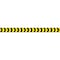 Zoro Select Barricade Tape, No Legend, Black/Yellow, 2 in Wide x 180 ft Length, Vinyl, 4 mil 2 IN W X 60 YD - alternate 1