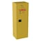 Jamco Hazardous Material Storage Cabinet, 24 gal, 3 Shelves, Steel, 23 in W x 65 in H x 18 in D, Yellow BA24YP - alternate 1