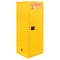 Jamco Hazardous Material Storage Cabinet, 24 gal, 3 Shelves, Steel, 23 in W x 65 in H x 18 in D, Yellow BA24YP - alternate 2