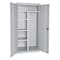 Sandusky Lee Combo Wardrobe Storage Cabinet, 72 in H, 36 in W, 18 in D, Recessed Pull, Keyed, Light Gray EACR361872-05 - alternate 1
