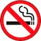 Electromark No Header, No Smoking Pictogram, 4 in W x 4 in H, Vinyl S1479SC4 - alternate 1