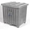 Myton Industries Bulk Container 23 cu ft Volume Cap., 42 in L, 34 in W, 42 in H, Plastic, Gray MTH-4GRAY - alternate 1