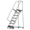 Ballymore 103 in H Steel Rolling Ladder, 7 Steps, 450 lb Load Capacity WA073214X - alternate 1