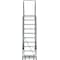 Ballymore 133 in H Steel Rolling Ladder, 10 Steps, 450 lb Load Capacity WA103214G - alternate 3