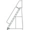 Ballymore 133 in H Steel Rolling Ladder, 10 Steps, 450 lb Load Capacity WA103214G - alternate 4