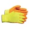 Showa Hi-Vis Coated Gloves, Natural Rubber Latex, Crinkled, Palm, 4 Abrasion Level, Gray, L (9) 1 PR 317L-09 - alternate 2