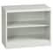 Tennsco 2-Shelf Bookcase, All Welded Steel 30"x36" Light Grey BC18-30 LIGHT GREY - alternate 1