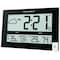 Zoro Select 16-1/2" Digital Radio Atomc Clock, Black 1087 - alternate 1