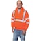 Zoro Select Hi-Viz Sweatshirt, Orange, Polyamide, 2XL UPA542 ORANGE XXL - alternate 2