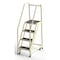 Ega 5.8 ft H Steel Rolling Ladder, 4 Steps, 450 lb Load Capacity CA-F007 - alternate 1