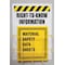Brady Right to Know Center, Right-To-Know Information, Polypropylene/PVC Coated Steel, 14 in W, 20 in H RK210Y-E - alternate 2