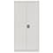 Sandusky Lee Combo Wardrobe Storage Cabinet, 72 in H, 36 in W, 24 in D, Recessed Pull, Keyed, Light Gray EACR362472-05 - alternate 1