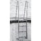 Zoro Select 7 ft Overall H, Fixed Ladder, Steel, 4 Steps, Forward Exit, Gray Finish, 300 lb Load Capacity MDT04 - alternate 3