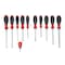 Wiha Screwdriver Set, Slotted/Phillips, 6 Pc 30294 - alternate 2