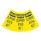Rockford Silk Screen Process Traffic Cone Collar, Waterproof Cloth Vinyl, 10 1/2 in Height, 0.5 lb, Yellow 6 PK CS-23 - alternate 1
