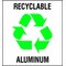 Brady Recycling Label, 10 In. W, 10 In. H, PK5, 20634LFLS 20634LFLS - alternate 3