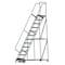 Ballymore 153 in H Steel Rolling Ladder, 12 Steps, 450 lb Load Capacity WA123214G - alternate 1