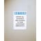 Brady Notice Sign, Report All Accidents And Injuries To Your Supervisor Immediately, 14 in H x, 10 in W OR20410 - alternate 2