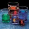 Kimble Chase Beaker Set, Borosilicate Glass, Low Form, 50 mL, 100 mL, 250 mL, 600 mL, 1 L / A Type I 14080-01 - alternate 2