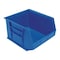 Quantum Storage Systems Hang & Stack Storage Bin, Polypropylene, Blue, 11 in H, 16 1/2 in W, 18 in L QUS270BL - alternate 1