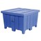 Myton Industries Bulk Container 23 cu ft Volume Cap., 44 in L, 44 in W, 29 1/2 in H, Plastic, Blue MTD-2BLUE - alternate 1