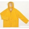 Mik 3-Piece Rainsuit with Detachable Hood, Polyester, PVC, 0.3 mm Thick, Detachable, Yellow, 3XL 35100-XXXL - alternate 2