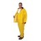 Mik 3-Piece Rainsuit with Detachable Hood, Polyester, PVC, 0.3 mm Thick, Detachable, Yellow, L 35100-L - alternate 4