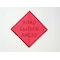 Eastern Metal Signs And Safety Road Closed Ahead Traffic Sign, 36 in W, 36 in H, Polyester, PVC, Orange C/36-EMO-3FH-HD ROAD CLOSED AHEAD - alternate 1