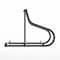 Madrax Bike Rack, 2-Sided, 8-Bike, 48 in., Black QS-GR110-B - alternate 2