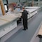 Notrax Antifatigue Mat, 60 ft. L x 3 ft. W, 3/8" Thickness, Closed Cell PVC Foam, Corrugated, Gray 410R0336GY - alternate 7