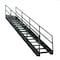 Zoro Select Industrial Stairway Legs, 42"H, For 49" Rise Stairways, Set of 4 IS49-36 4 LEGS - alternate 2