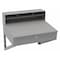 Tennsco Wall Hanging Desk, 17-1/2"H x 34-1/2"W SR-59 MED GRAY - alternate 1