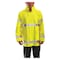 Tingley Flame Resistant Rain Jacket, PVC, Class 3 R, Green/Yellow, L J53122 - alternate 1
