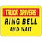 Electromark Notice Sign, 10 in Height, 14 in Width, Plastic, English S1380P10 - alternate 3