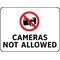 Electromark Security Sign, 10 in Height, 14 in Width, Plastic, English S1407P10 - alternate 2