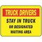 Electromark Caution Sign, 10 in Height, 14 in Width, Plastic, English S1425P10 - alternate 1