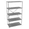 Tennsco Metal Shelving, 24"D x 48"W x 87"H, 5 Shelves, Carbon Steel QO5-4824AB - alternate 1