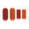 Zoro Select Color Reflector, Oval, Amber, 4-3/8, u0022 L 21-0024-02 - alternate 2